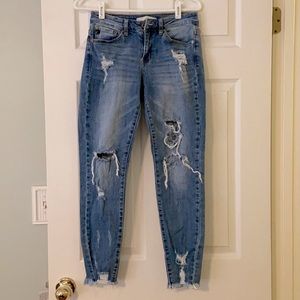 Kancan distressed jeans